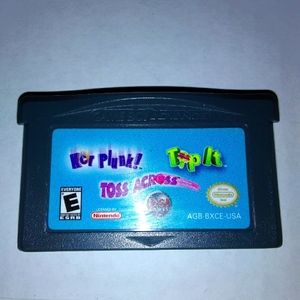 GBA Ker Plunk Tip It Toss Across Video Game